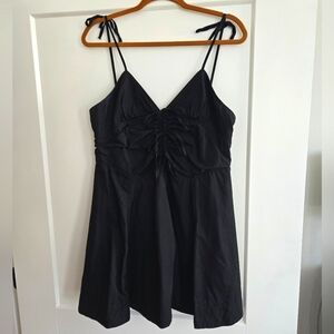 Zara black tie dress